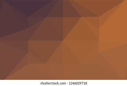 Light Orange vector blurry hexagon template. Modern geometrical abstract illustration with gradient. The elegant pattern can be used as part of a brand book.