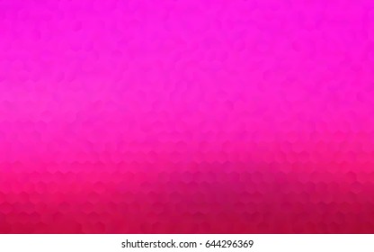 Light Orange vector blurry hexagon background design. Geometric background in Origami style with gradient. 
