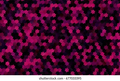 Light Orange vector blurry hexagon background design. Geometric background in Origami style with gradient. 
