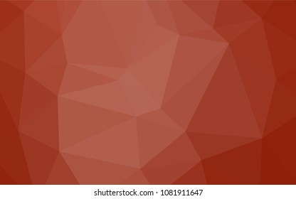 Light Orange vector blurry triangle texture. Geometric illustration in Origami style with gradient.  The polygonal design can be used for your web site.