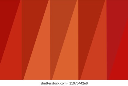 Light Orange vector blurry triangle texture. Geometric illustration in Origami style with gradient.  That pattern can be used as a part of a brand book.