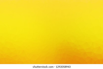 Light Orange vector blurry triangle template. An elegant bright illustration with gradient. Elegant pattern for a brand book.
