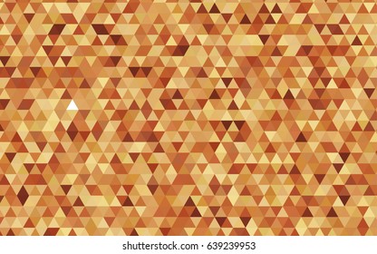 Light Orange vector blurry triangle template. Creative geometric illustration in Origami style with gradient. A completely new design for your business.