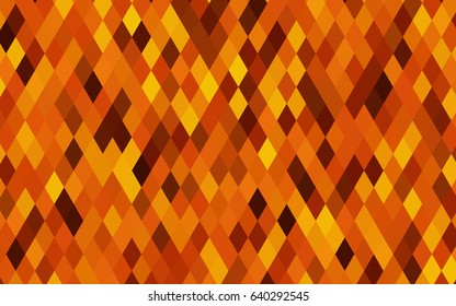 Light Orange vector blurry triangle background. Colorful illustration in abstract style with gradient. The textured pattern can be used for background.