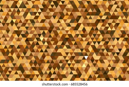 Light Orange vector blurry triangle background. Glitter abstract illustration with an elegant design. The elegant pattern can be used as part of a brand book.