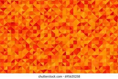 Light Orange vector blurry triangle template. A sample with polygonal shapes. A new texture for your design. Light Orange vector blurry triangle template. A sample with polygonal shapes. A new texture for your design.