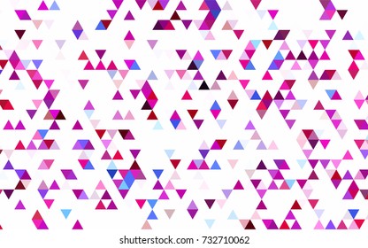 Light Orange vector blurry triangle pattern. Colorful illustration in abstract style with gradient. The completely new template can be used for your brand book.