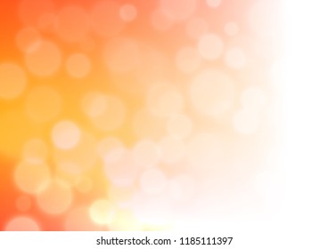 Light Orange vector bokeh and colorful pattern. An elegant bright illustration with gradient. A completely new design for your business.