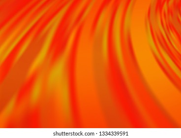 Light Orange vector bokeh and colorful pattern. Colorful abstract illustration with gradient. The elegant pattern for brand book.