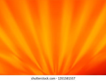 Light Orange vector bokeh and colorful pattern. A vague abstract illustration with gradient. The background for your creative designs.