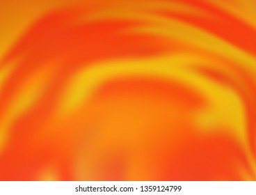Light Orange vector bokeh and colorful pattern. Glitter abstract illustration with an elegant design. The elegant pattern for brand book.