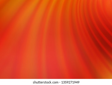 Light Orange vector bokeh and colorful pattern. An elegant bright illustration with gradient. The template for backgrounds of cell phones.