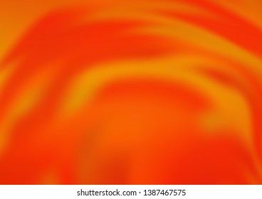 Light Orange vector bokeh and colorful pattern. Glitter abstract illustration with an elegant design. The blurred design can be used for your web site.