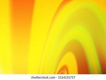 Light Orange vector bokeh and colorful pattern. Colorful illustration in blurry style with gradient. Brand new design for your business.