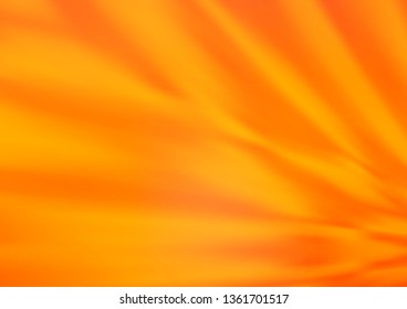 Light Orange vector bokeh pattern. Modern geometrical abstract illustration with gradient. A new texture for your design.