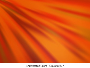 Light Orange vector bokeh pattern. Colorful illustration in abstract style with gradient. The best blurred design for your business.