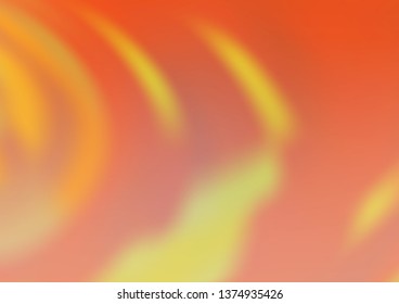 Light Orange vector bokeh pattern. An elegant bright illustration with gradient. A completely new design for your business.