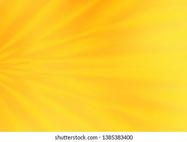 Light Orange vector bokeh pattern. Colorful illustration in blurry style with gradient. The best blurred design for your business.