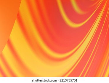 Light Orange vector bokeh pattern. Creative illustration in halftone style with gradient. A completely new design for your business.