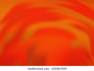 Light Orange vector bokeh template. Creative illustration in halftone style with gradient. The template for backgrounds of cell phones.