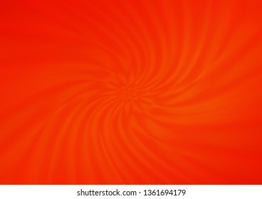 Light Orange vector bokeh template. Glitter abstract illustration with an elegant design. The template can be used for your brand book.