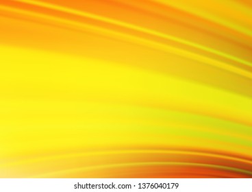 Light Orange vector bokeh template. Colorful illustration in blurry style with gradient. The template for backgrounds of cell phones.