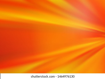 Light Orange vector bokeh template. An elegant bright illustration with gradient. A new texture for your design.