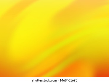 Light Orange vector bokeh template. Glitter abstract illustration with an elegant design. The blurred design can be used for your web site.