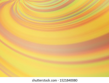 Light Orange vector bokeh template. Colorful illustration in blurry style with gradient. The blurred design can be used for your web site.
