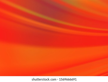 Light Orange vector bokeh template. A completely new color illustration in a bokeh style. Brand new style for your business design.