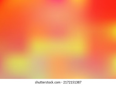 Light Orange vector bokeh template. Colorful illustration in abstract style with gradient. Brand new style for your business design.
