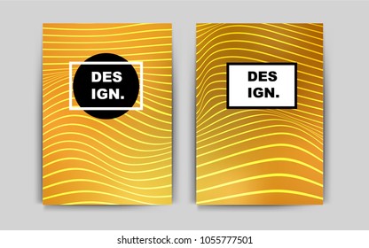 Light Orange vector brochure for ui, ux design. Abstract booklet on colored background with gradient. Pattern can be used as a template for calendars.