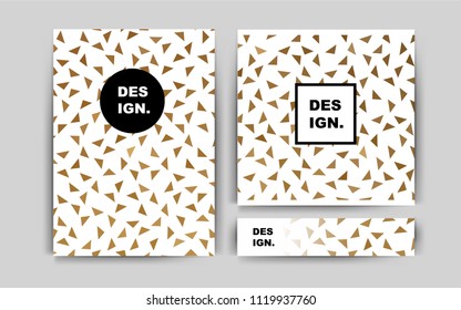 Light Orange vector brochure for ui, ux design. Booklet with textbox on colorful abstract background. Pattern can be used as a template for calendars.