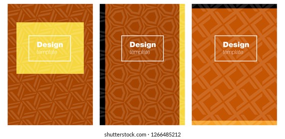Light Orange vector brochure for ui, ux design. Blurred decorative design in abstract style with textbox. Pattern notebooks, journals.