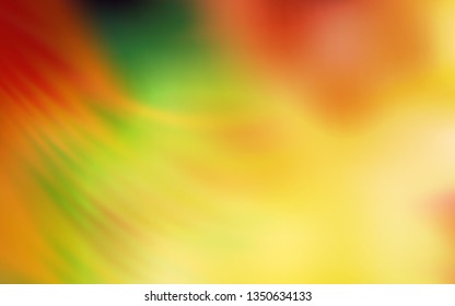 Light Orange vector colorful abstract texture. A completely new colored illustration in blur style. New style design for your brand book.