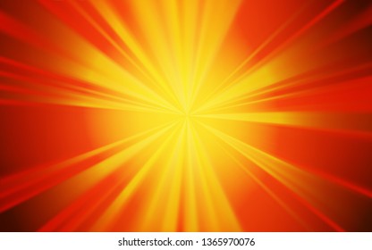 Light Orange vector colorful abstract background. A completely new colored illustration in blur style. The best blurred design for your business.