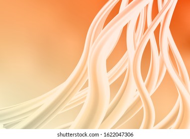 Light Orange vector colorful abstract texture. Shining colorful illustration in smart style. The best blurred design for your business.
