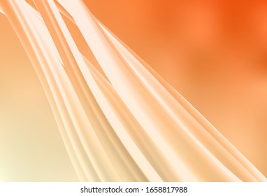 Light Orange vector colorful abstract background. Glitter abstract illustration with gradient design. Completely new design for your business.