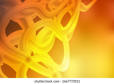 Light Orange vector colorful abstract texture. Creative illustration in halftone style with gradient. Background for designs.