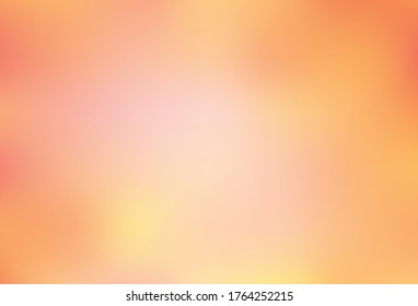Hellorangefarbener, abstrakter Hintergrund. Eine komplett neue farbige Illustration im unscharfen Stil. Eleganter Hintergrund für ein Markenbuch.