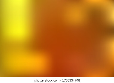 Light Orange vector colorful abstract texture. A completely new colored illustration in blur style. The best blurred design for your business.