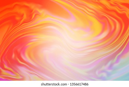 Light Orange vector colorful blur backdrop. New colored illustration in blur style with gradient. New style for your business design.