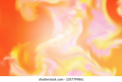 Light Orange vector colorful blur background. Colorful abstract illustration with gradient. Background for designs.