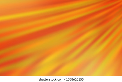 Light Orange vector colorful blur background. Abstract colorful illustration with gradient. New design for your business.