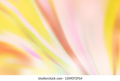 Light Orange vector colorful blur backdrop. An elegant bright illustration with gradient. The best blurred design for your business.