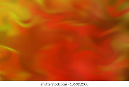 Light Orange vector colorful blur background. A completely new colored illustration in blur style. Smart design for your work.