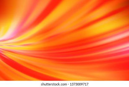 Light Orange vector colorful blur backdrop. A completely new colored illustration in blur style. New style design for your brand book.