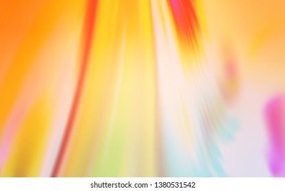 Light Orange vector colorful blur backdrop. Colorful abstract illustration with gradient. Background for designs.
