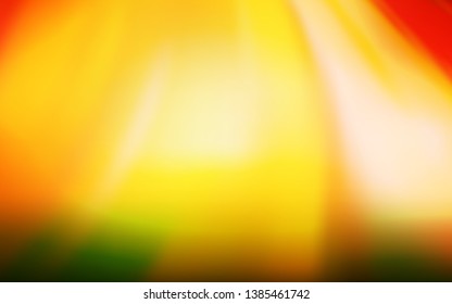 Light Orange vector colorful blur backdrop. A completely new colored illustration in blur style. Blurred design for your web site.