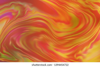Light Orange vector colorful blur background. Glitter abstract illustration with gradient design. New way of your design.
